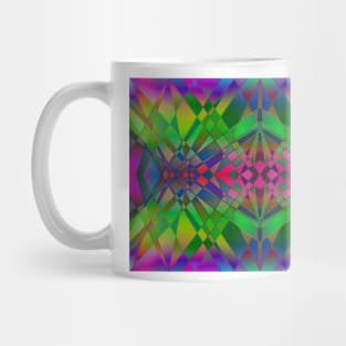 coloful abstract symmetry Mug